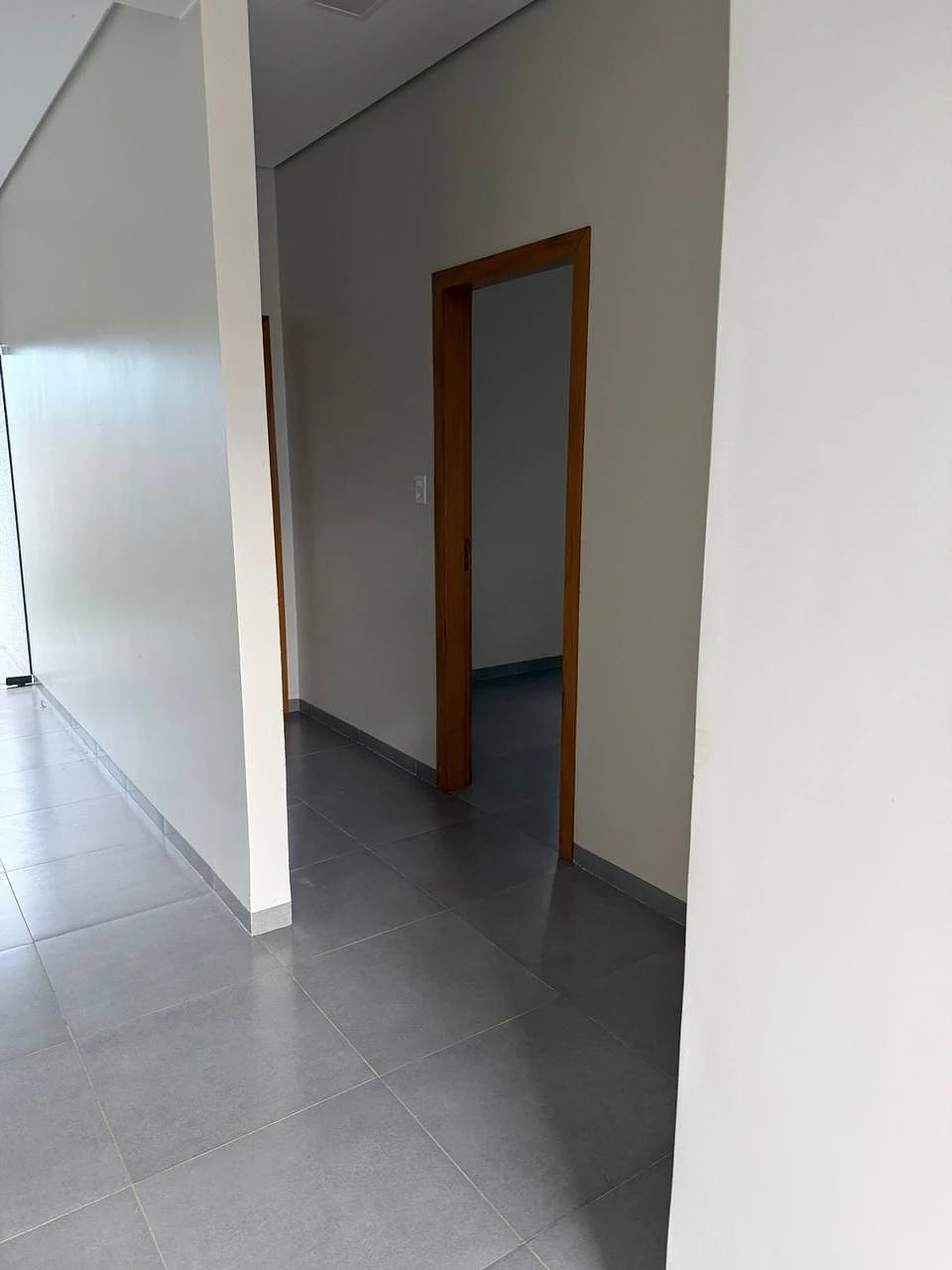 Corredor de acesso aos quartos